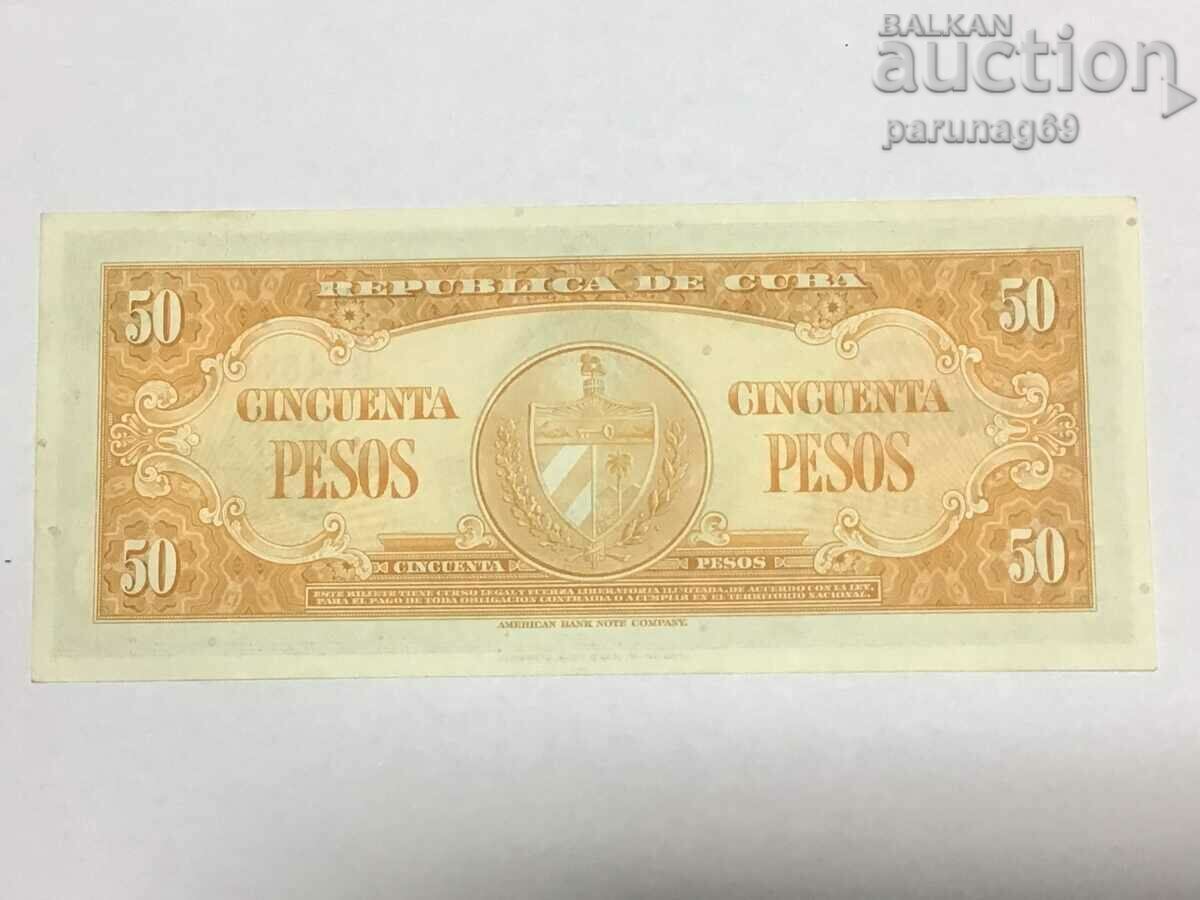 Cuba 50 pesos 1958 with price 28.00 BGN | € 14.32 Cuba 50 pesos 1958 with price 28.00 BGN | € 14.32