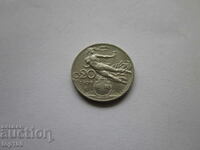 20 ЦЕНТИСИМИ  ИТАЛИЯ  1909г.   БЗЦ  !!!