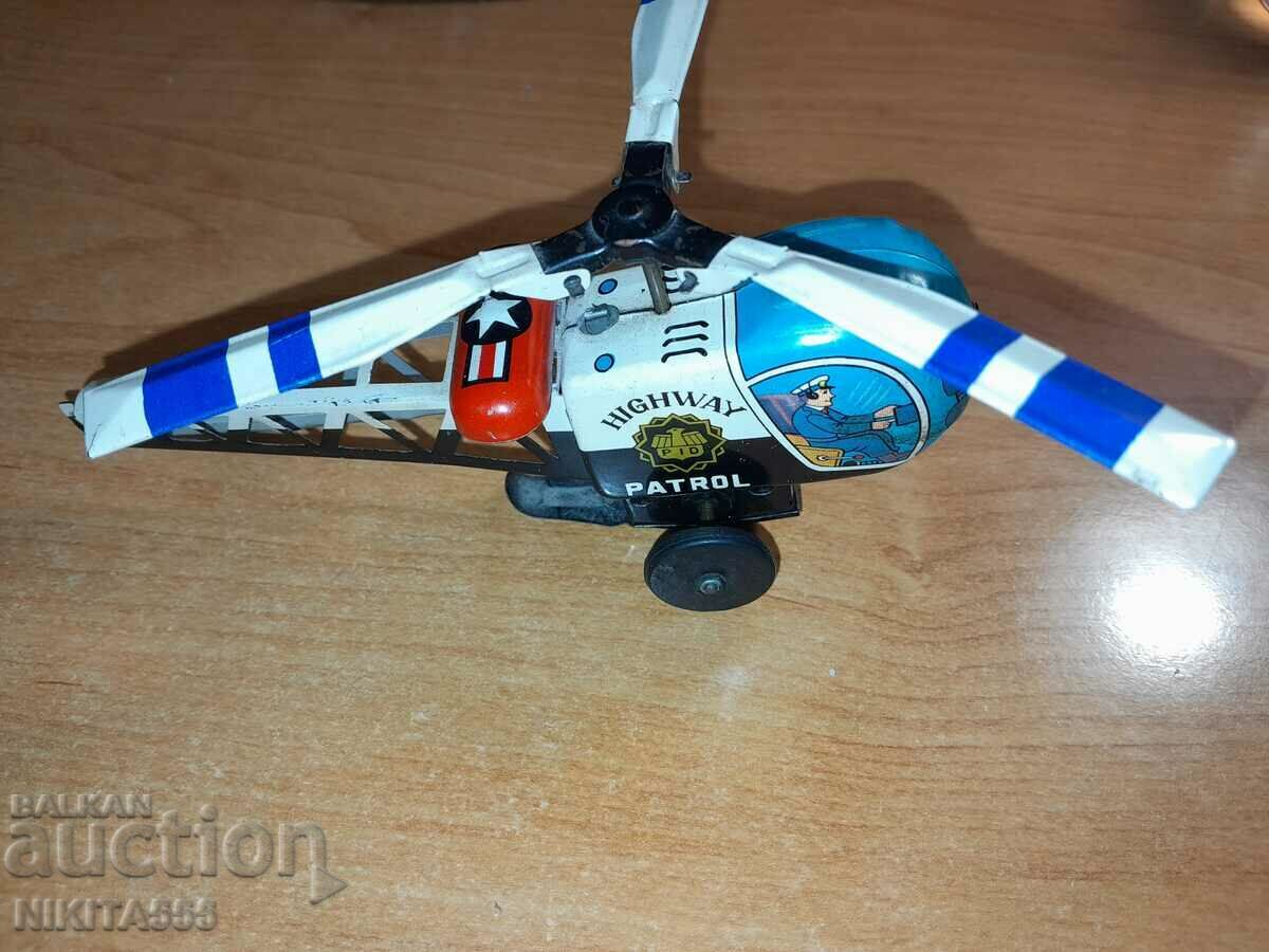 Auction Old rare Japanese toy helicopter HIGHWAY PATROL-YONE Auction Old rare Japanese toy helicopter HIGHWAY PATROL-YONE