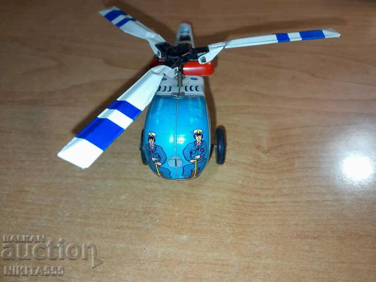 Vechi elicopter japonez rar de jucărie HIGHWAY PATROL-ONE