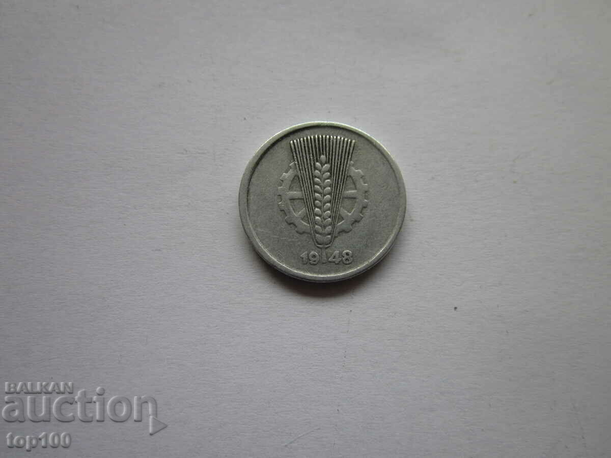 5 PFENNINGS 1949 BZC !!! with price 2.00 BGN | € 1.02