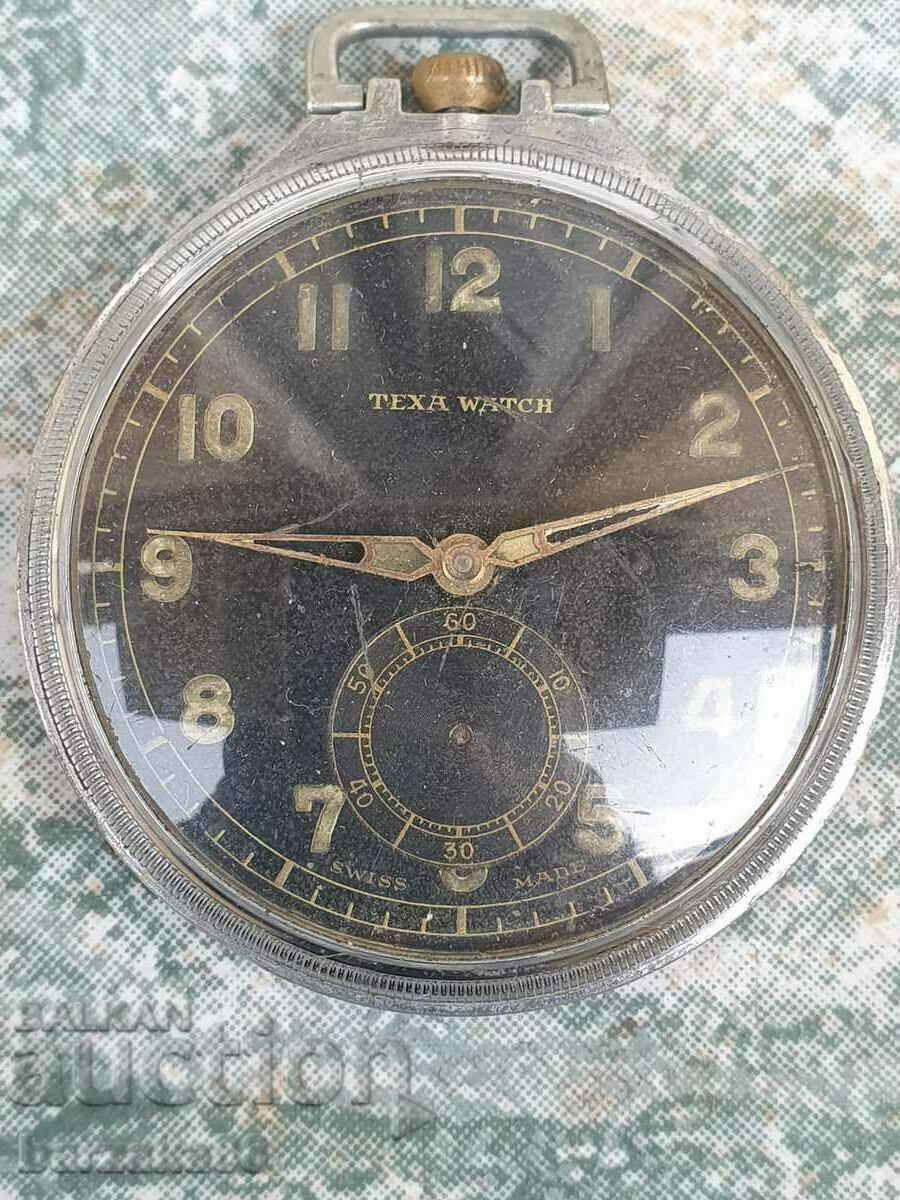 Стар джобен часовник Texa Watch