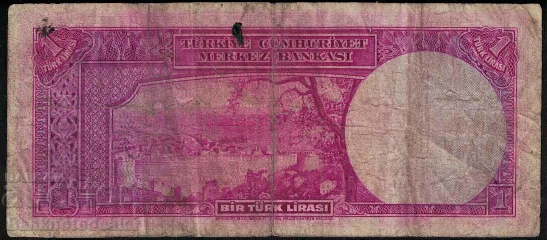 Turkey 1 Lira 1930 (1942) Pick 135 ISMET INONU с цена 88.00 лв. | € 44.99 Turkey 1 Lira 1930 (1942) Pick 135 ISMET INONU с цена 88.00 лв. | € 44.99