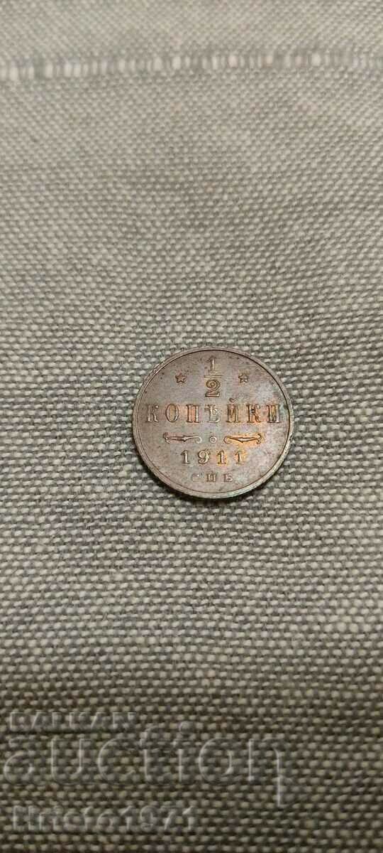 1/2 penny 1911