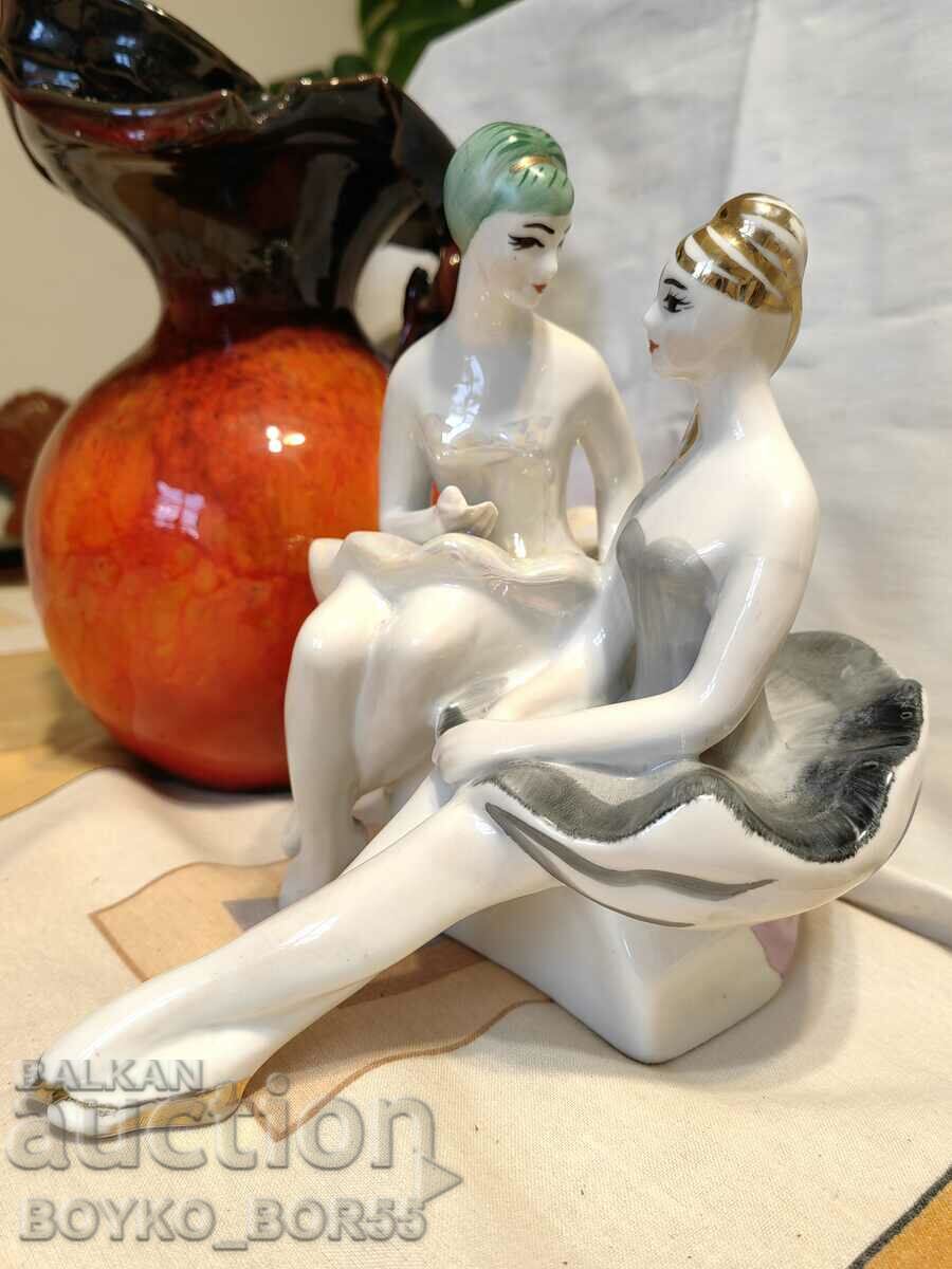 Unique Russian USSR Porcelain Figure Statuette from 1965