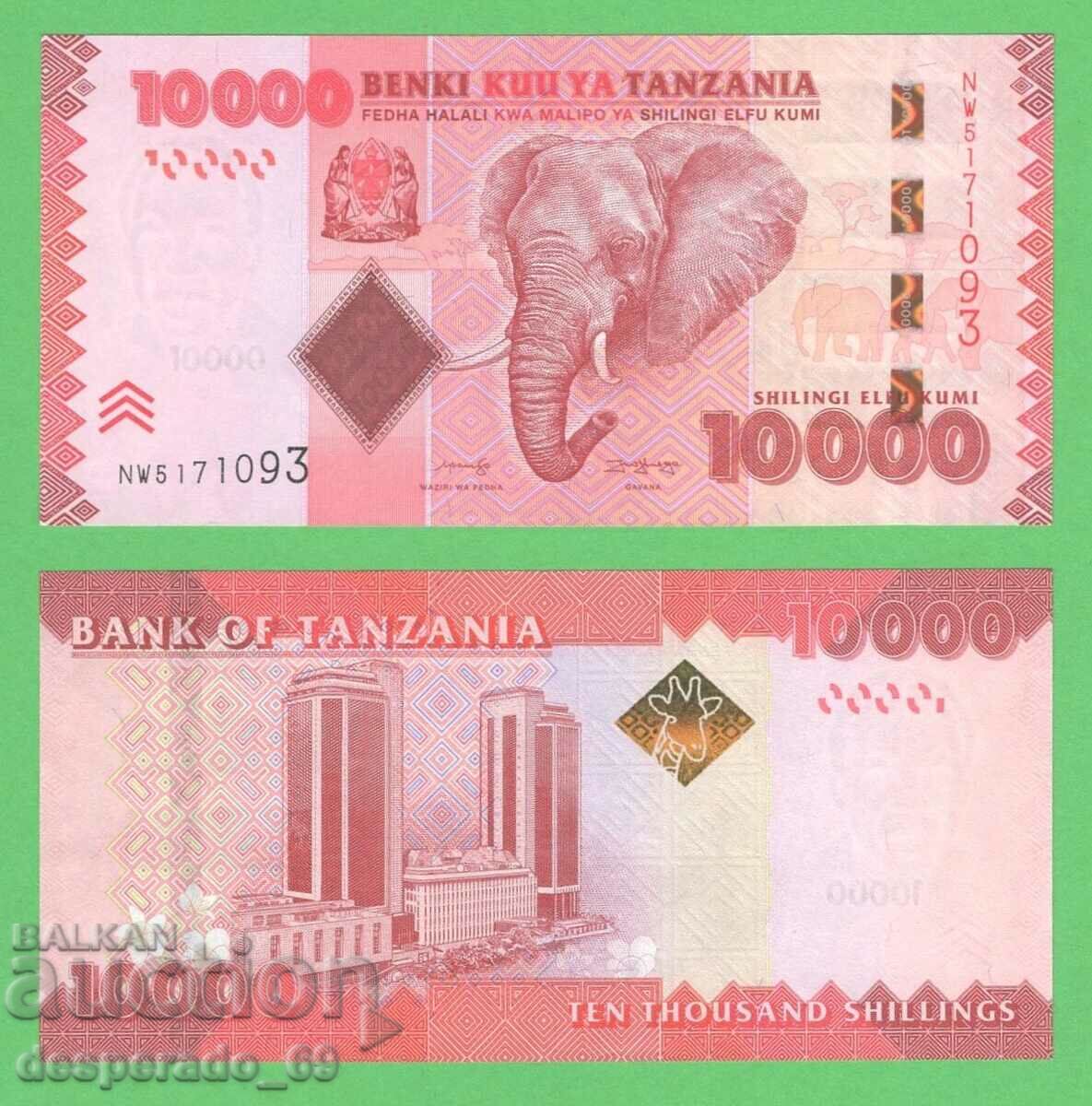 (¯`'•.¸ TANZANIA 10.000 șilingi 2020 UNC ¸.•'´¯)