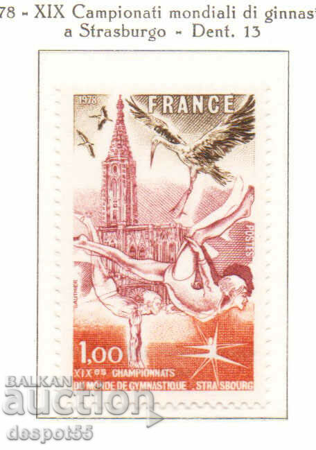 1978 Франция. 19-то Световно първенство по гимнастика.
