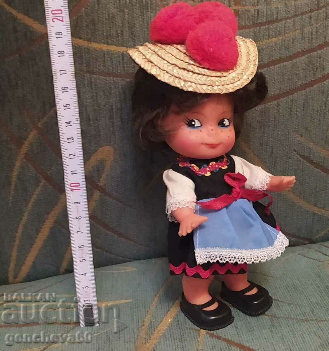 Vintage doll in traditional Black Forest costume with price 15.00 BGN | € 7.67