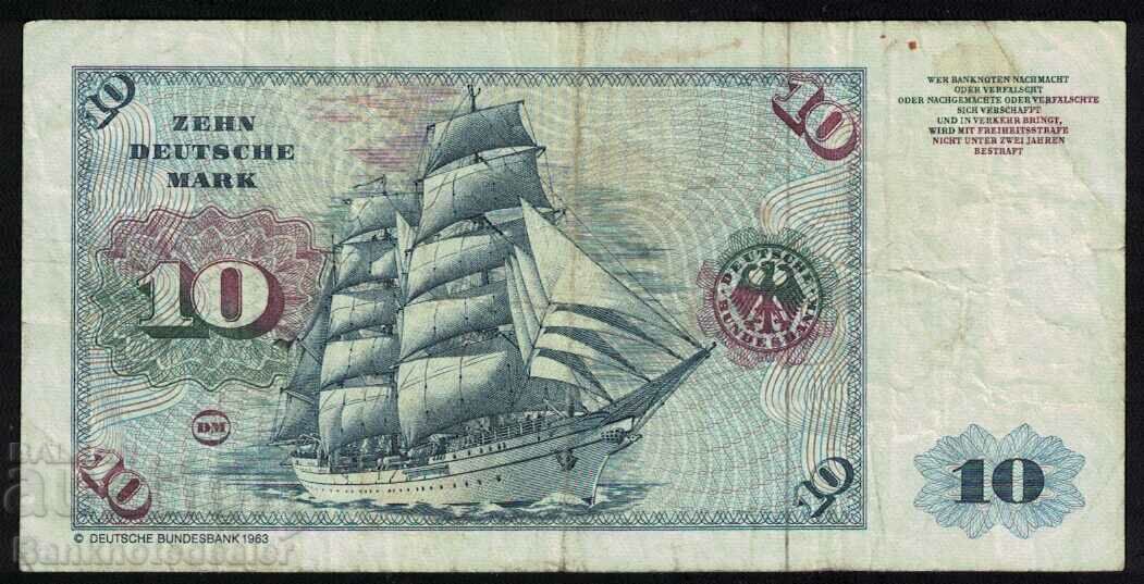 Germany 10 Deutsche Mark 1980 Pick 31d Ref 0205 with price 18.00 BGN | € 9.20 Germany 10 Deutsche Mark 1980 Pick 31d Ref 0205 with price 18.00 BGN | € 9.20