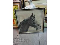 DRAWING COPYRIGHT-HEAD OF A HORSE