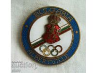 insignă olimpică Albertville 1992, BOK. pe șurub.E-mail