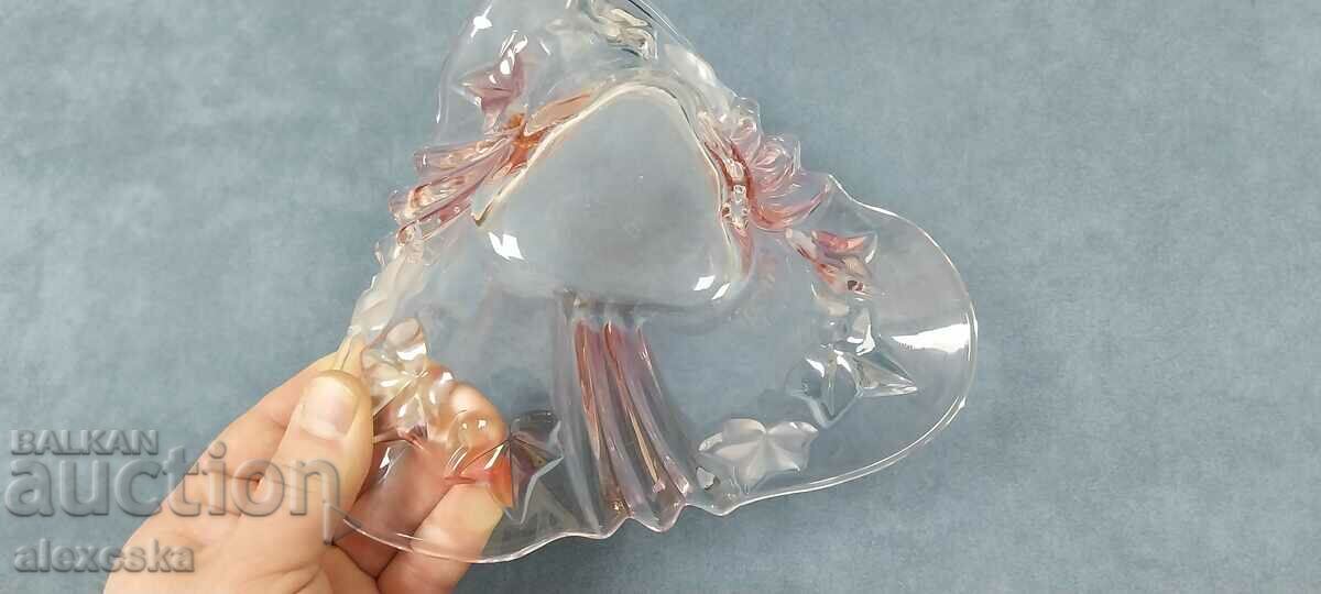 Auction Old bowl - "WALTHER GLASS" Auction Old bowl - "WALTHER GLASS"