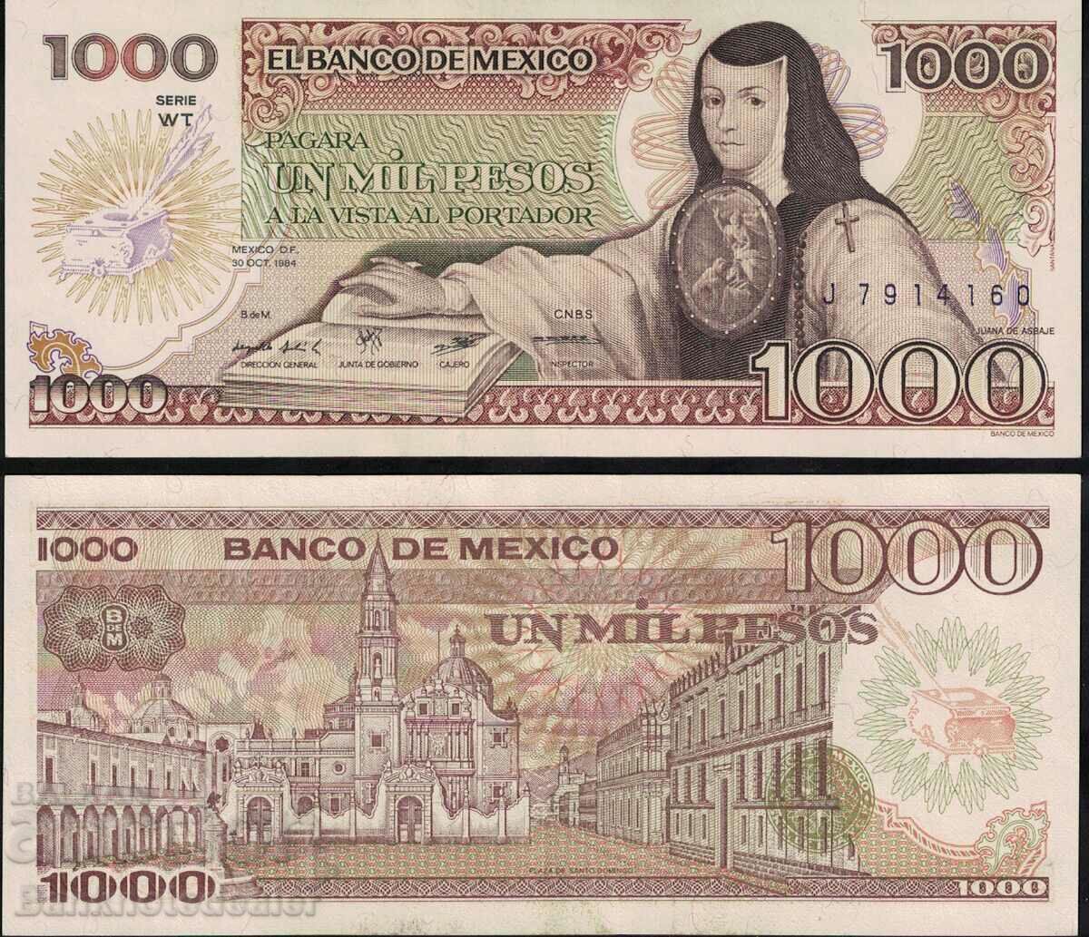 Mexic 1000 Pesos 1984 Pick 80a Ref 4160