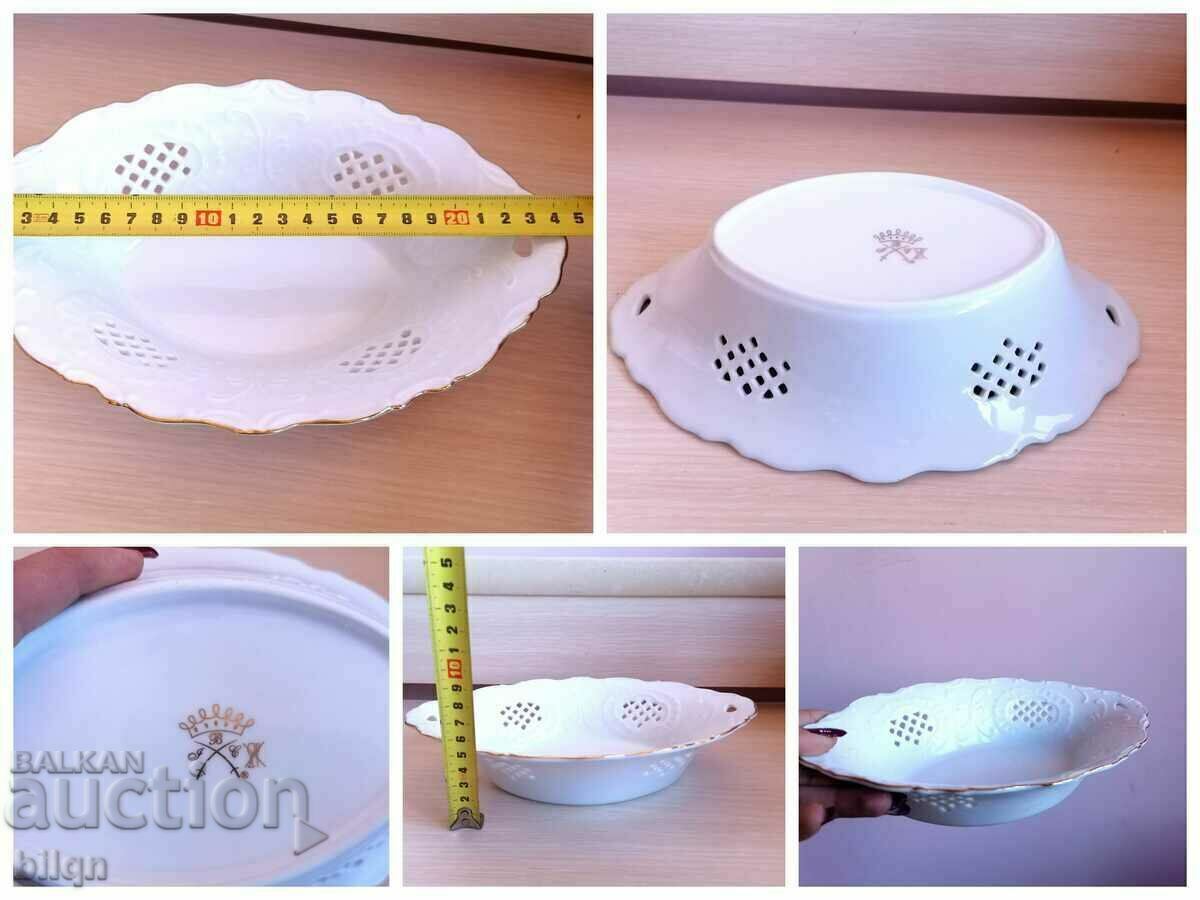 Collectible Porcelain Dish-Adamo Gold Collection - 6 Collectible Porcelain Dish-Adamo Gold Collection - 6