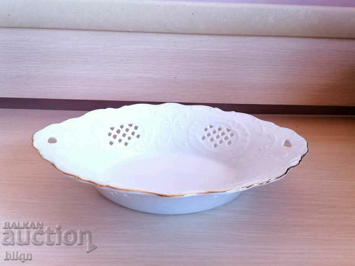 Collectible Porcelain Dish-Adamo Gold Collection Collectible Porcelain Dish-Adamo Gold Collection