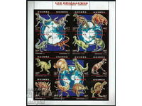 Guinea 1993 Dinosaurs arranged special small sheet, stamp