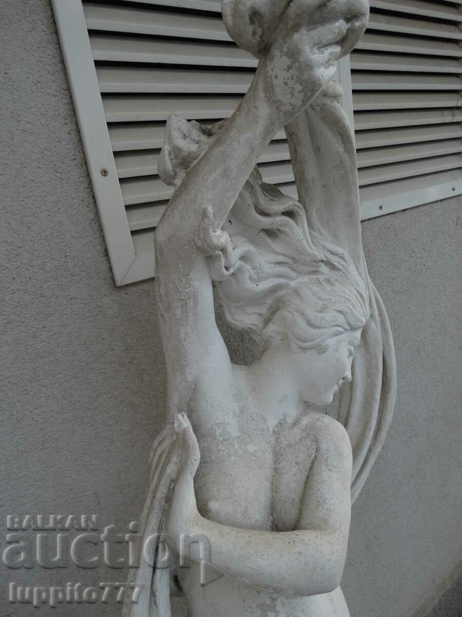 Sculpture stylized female figure handmade concrete - 5 Sculpture stylized female figure handmade concrete - 5