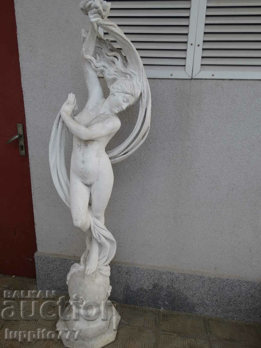 Sculpture stylized female figure handmade concrete - 6 Sculpture stylized female figure handmade concrete - 6