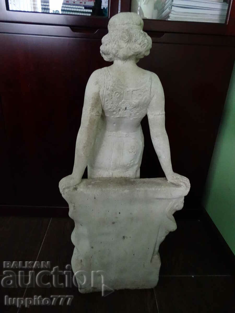 Sculpture stylized female figure handmade concrete - 5 Sculpture stylized female figure handmade concrete - 5
