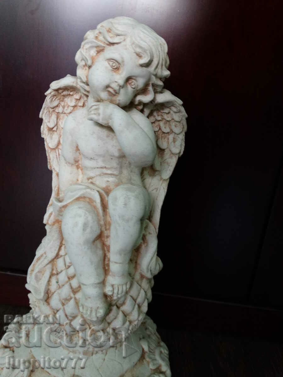 Δημοπρασία Γλυπτική στυλιζαρισμένη φιγούρα αγγέλου χειροποίητο σκυρόδεμα Δημοπρασία Γλυπτική στυλιζαρισμένη φιγούρα αγγέλου χειροποίητο σκυρόδεμα