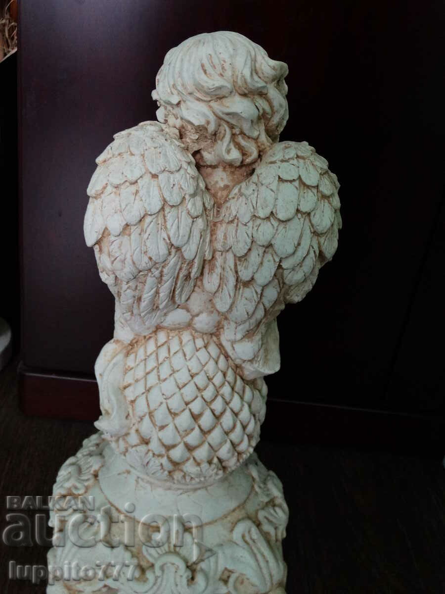 Παράδοση Γλυπτική στυλιζαρισμένη φιγούρα αγγέλου χειροποίητο σκυρόδεμα Παράδοση Γλυπτική στυλιζαρισμένη φιγούρα αγγέλου χειροποίητο σκυρόδεμα