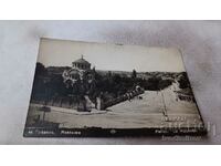 Carte poștală Mausoleul Pleven Gr. Paștele 1930