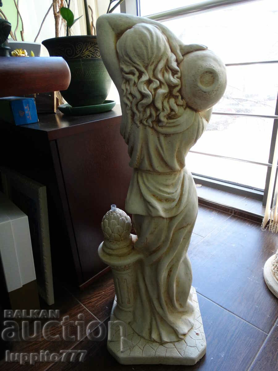 Παράδοση Γλυπτική στυλιζαρισμένη γυναικεία φιγούρα χειροποίητο σκυρόδεμα Παράδοση Γλυπτική στυλιζαρισμένη γυναικεία φιγούρα χειροποίητο σκυρόδεμα