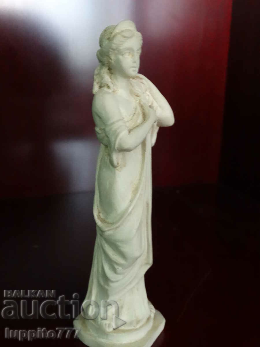 Auction Sculpture statuette antique stylized figure of a woman Auction Sculpture statuette antique stylized figure of a woman