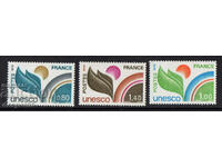 1976. Франция. ЮНЕСКО - Стилизирани изображения.