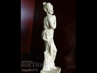 Γλυπτό αγαλματίδιο αντίκες στυλιζαρισμένη φιγούρα γυναίκας