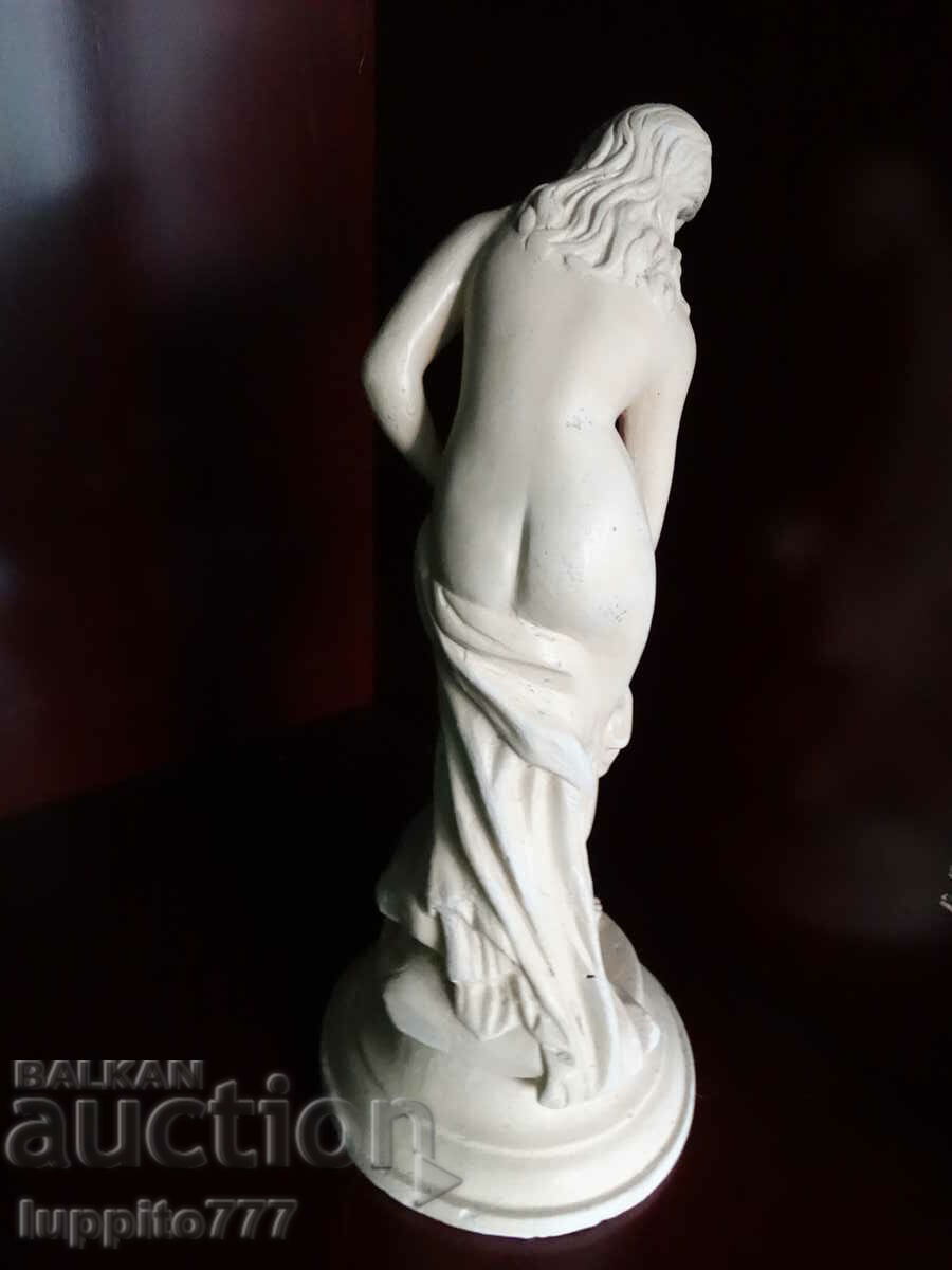 Auction Sculpture statuette antique stylized figure of a woman Auction Sculpture statuette antique stylized figure of a woman