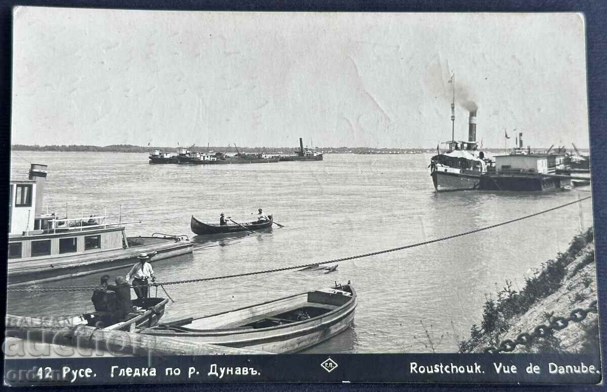4006 Kingdom of Bulgaria Ruse port Danube River 1930