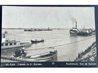 4006 Царство България Русе пристанището река Дунав 1930г.