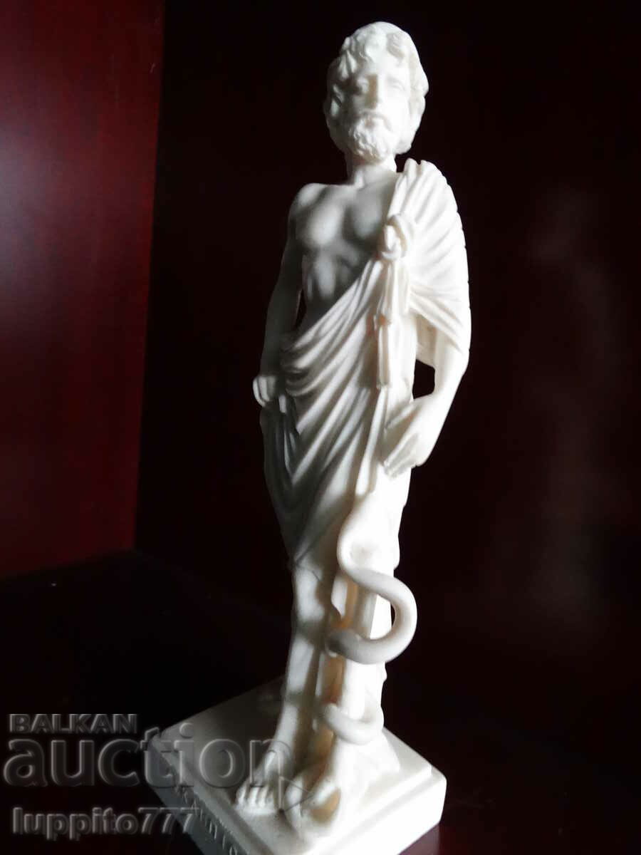 Auction Sculpture statuette stylized ancient Asclepius Auction Sculpture statuette stylized ancient Asclepius