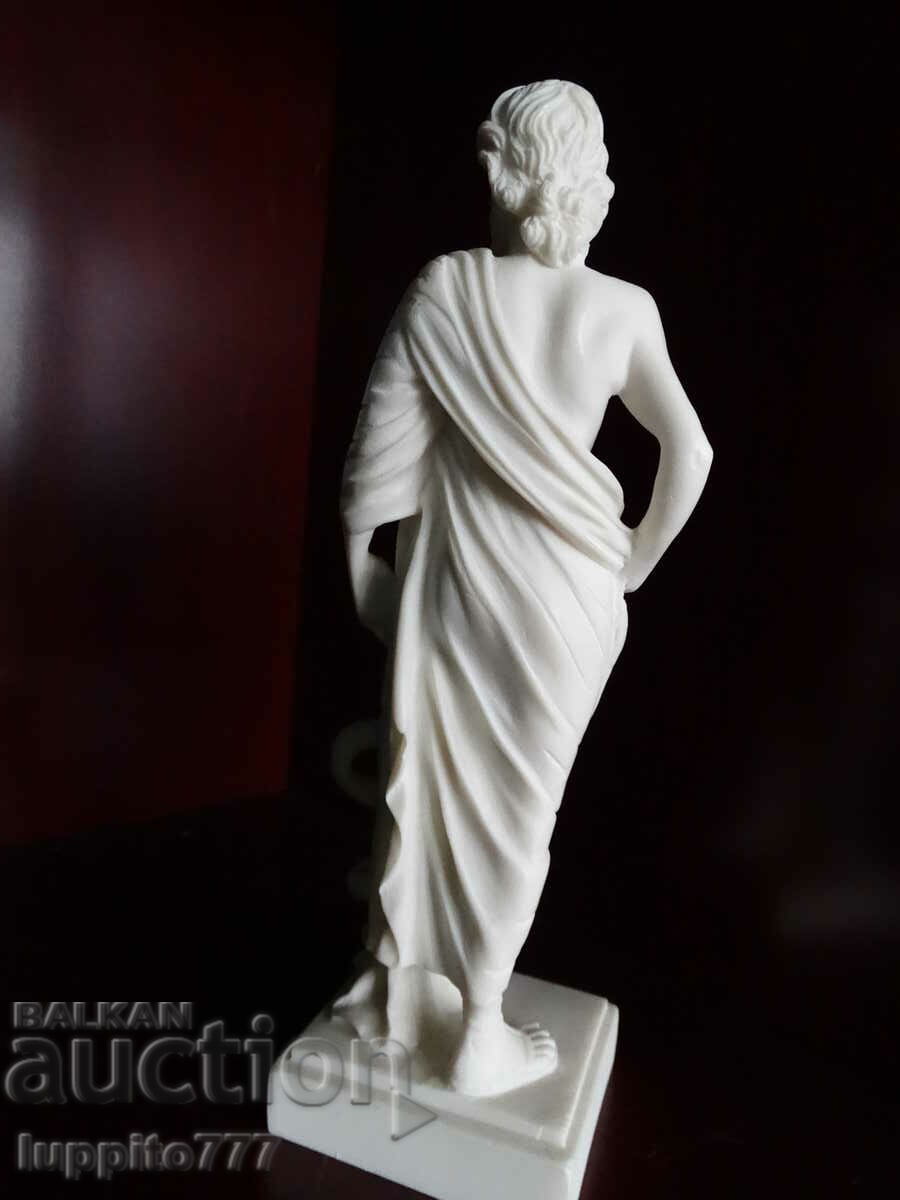 Delivery of Sculpture statuette stylized ancient Asclepius Delivery of Sculpture statuette stylized ancient Asclepius