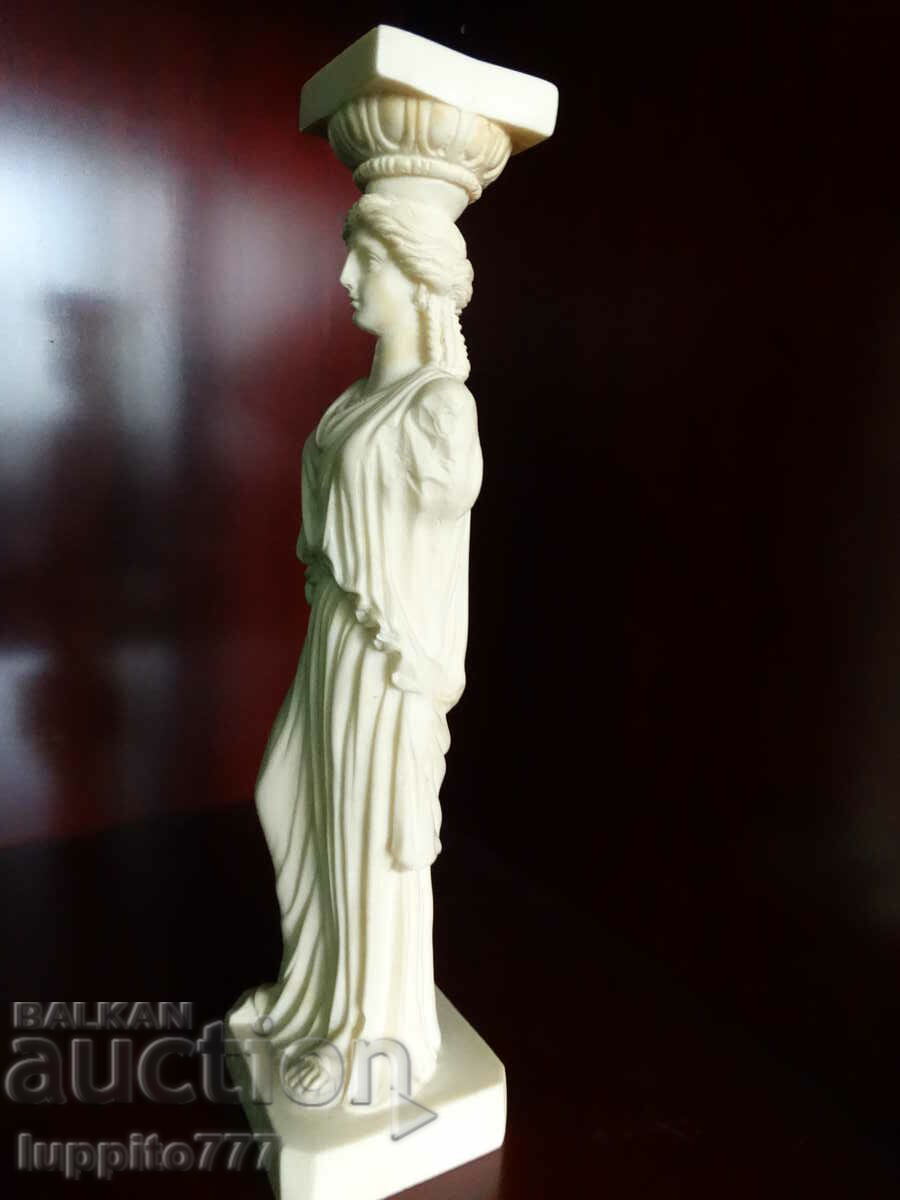 Auction  Sculpture statuette antique stylized figure of a woman