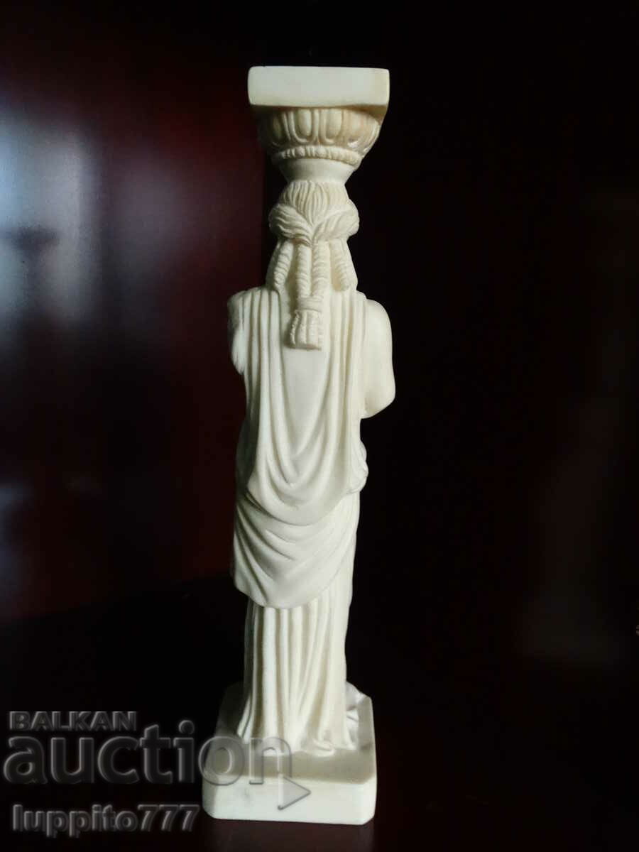 Delivery of Sculpture statuette antique stylized figure of a woman