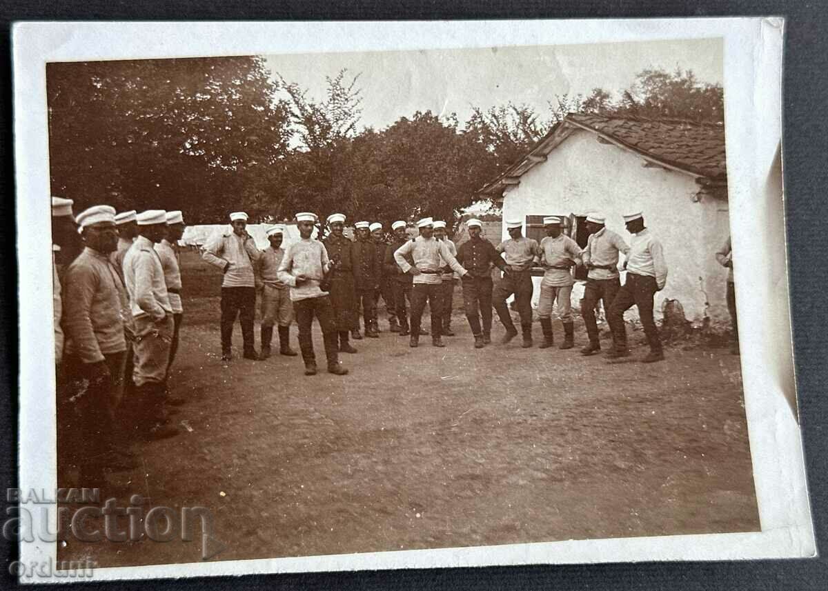 4021 Kingdom of Bulgaria soldiers dance dance Balkan war