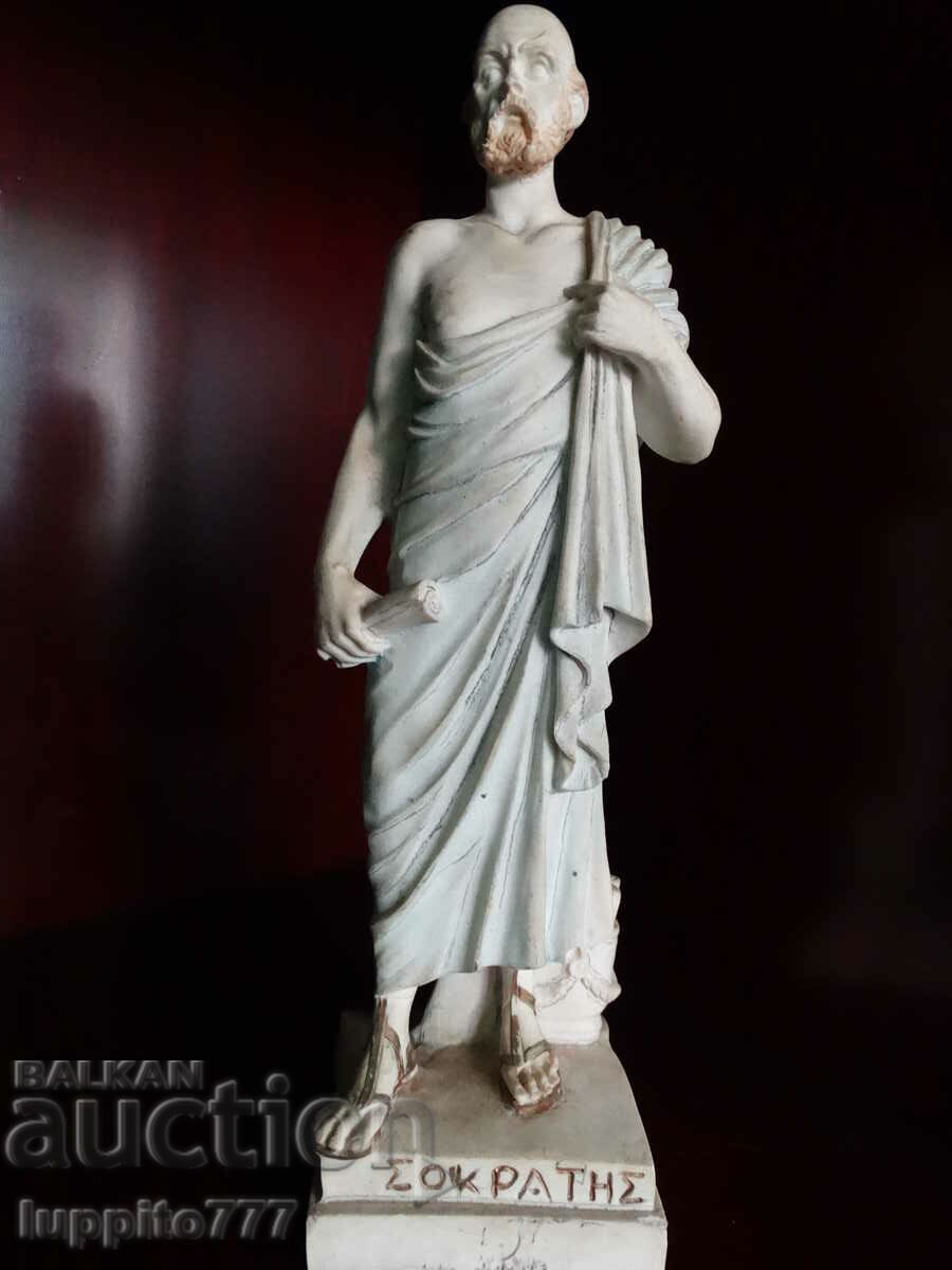 Auction Sculpture statuette antique SOCRATES Auction Sculpture statuette antique SOCRATES
