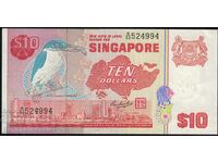 Singapore 10 Dollars 1976 Pick 11b Ref 4994 Unc