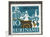 1963. Suriname. 150th anniversary of the Kingdom of the Netherlands.