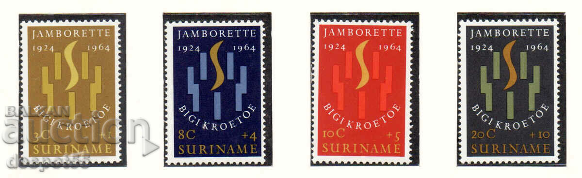 1964. Suriname. Scout anniversaries.