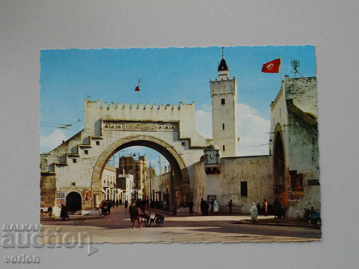 City of Tunis card - Tunis - 1966.
