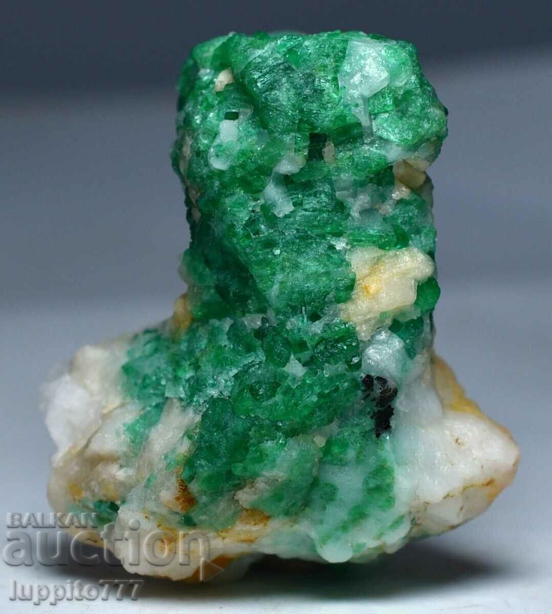 138 carat emerald emerald beryl on matrix unique