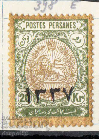1918. Иран. Надпечатка от 1909 год.