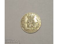 Belgia 20 de centi 1853 Argint