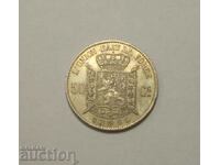 Белгия 50 сантима 1866 Сребро