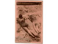 1940 CARD VECHI VARNA BEACH G537