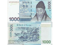 SOUTH KOREA, 1000 won, 2007, UNC