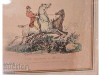 Grafică, litografie - Cai de rasă arabă